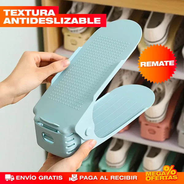 24 Organizadores de zapatos ajustables
