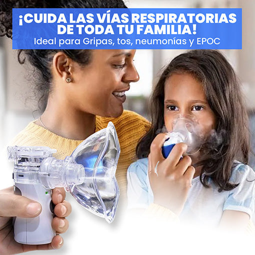 Nebulizador Portátil I Dile adiós a los problemas respiratorios