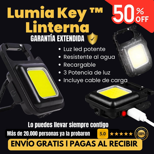Lumia Key ™  - Linterna / llavero LED de Bolsillo
