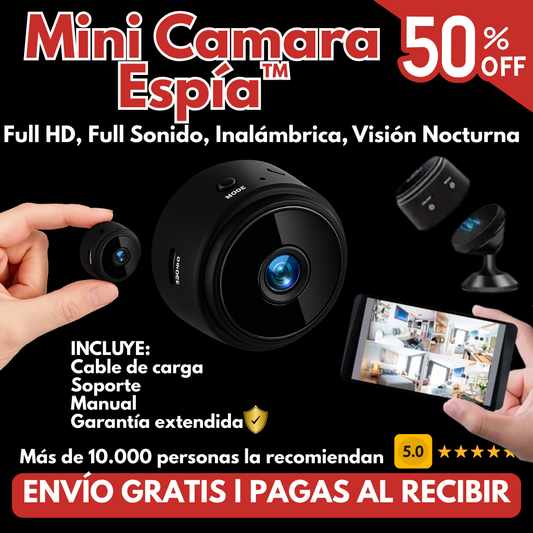 Mini Camara Espía™ | Full HD Inalámbrica